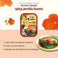 KOREAC Marinated Sesame Leaves 2 Pack with Spicy Sauce, 2.4 oz (70g) - Korean Instant Food Banchan Side Dishes
