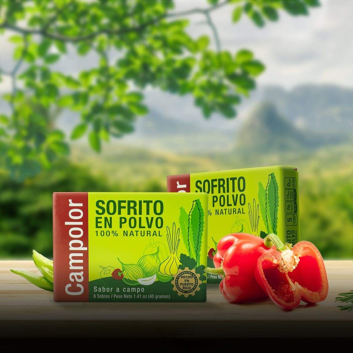 Sofrito En Polvo Campolor (2 Pack) Puerto Rico