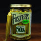 Fosters Pickled Okra in Jar, Original, 32oz, 2 Pack, Traditional Pickled Vegetables Recipe for over 40 years, Low Calorie Snack