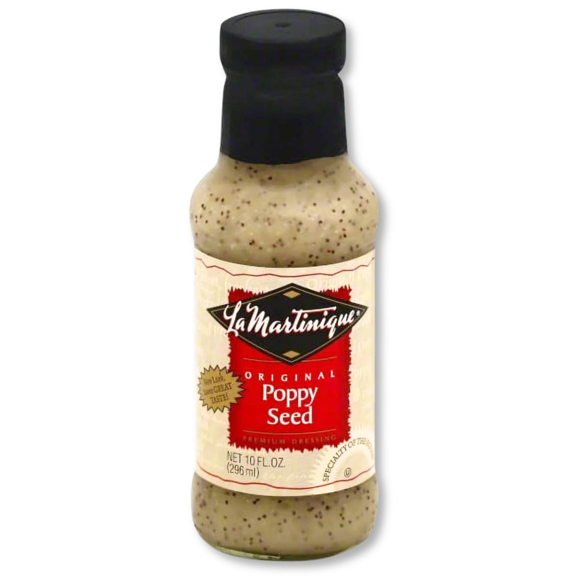 LA MARTINIQUE Poppy Seed Dressing 10 Ounce Bottle (Pack of 1)
