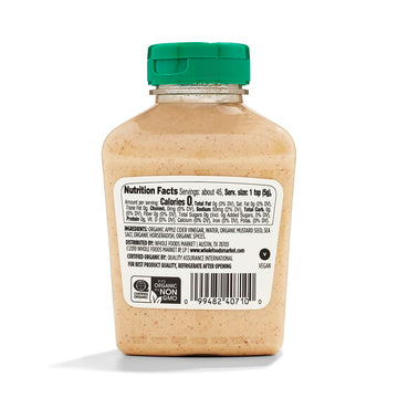 365 by Whole Foods Market Organic German Mustard, 8 Oz - Gourmet Condiment for Sandwiches, BBQ, and Deli Delights