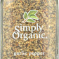 Simply Organic Garlic Pepper, Certified Organic | 3.73 oz | Pack of 4