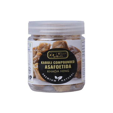 J J Crunch N Munch Hing Asafoetida Spice, Pure Natural Aromatic, 120g