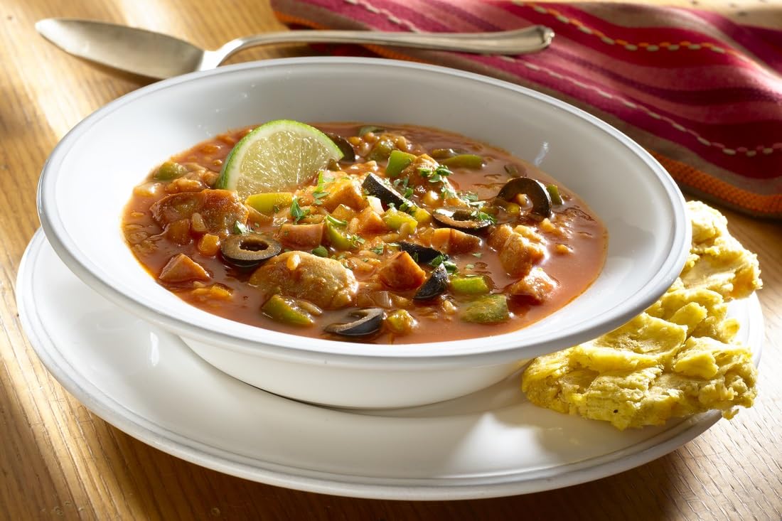Knorr Professional Soup Du Jour Chicken Gumbo Soup Mix No Added Msg, 0G Trans Fat Per Serving, Just Add Water,1.05 Pound (Pack O