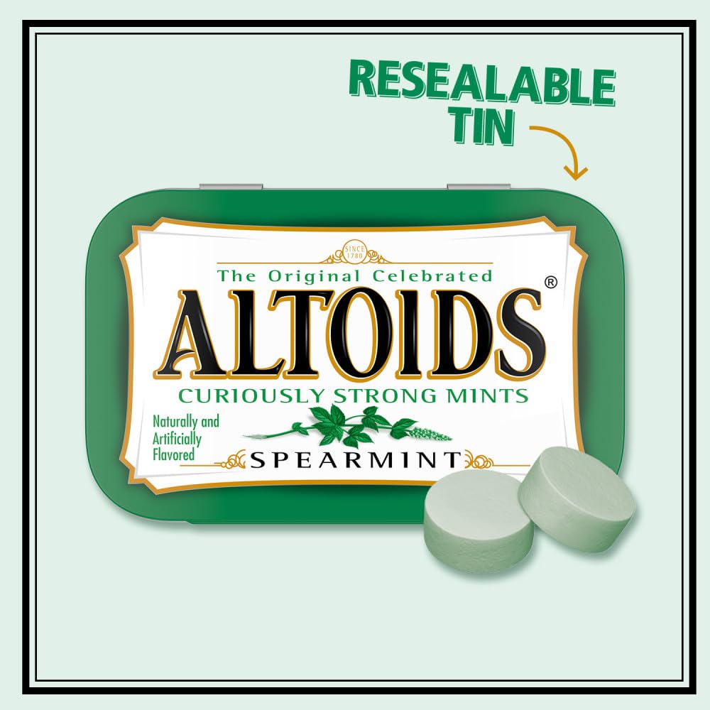 Altoids Spearmint Mints, 1.76 Ounce (12 Packs)