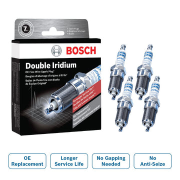 Bosch Automotive (9697) Oe Fine Wire Double Iridium Spark Plug - Pack Of 4