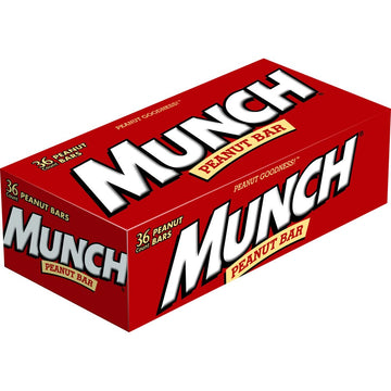 Munch Peanut Bar Singles Size 1.42-Ounce Bar 36-Count Box
