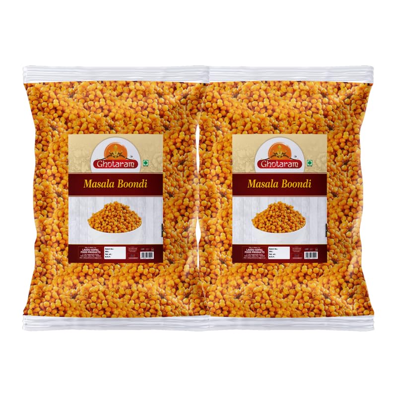 Ghotaram Masala Boondi, Raita Boondi Snacks, Masala Boondi Spicy & Crunchy Snacks, Rajasthani Masala Boondi, Charkhi Boondi, Fre
