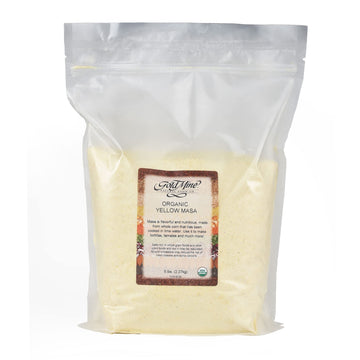 Goldmine Natural Food Organic Corn Masa, Yellow Corn, 5 Lb Bag