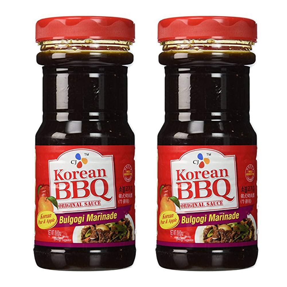 [ Pack Of 2 ] Cj Bulgogi Marinade Korean Bbq Sauce, 29.63 Ounce Bottles