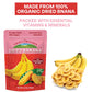Liberty Orchard Organic Whole Dried Banana - Naturally Sweetened Dried Fruit Snack For Healthy Digestion & Busy Lifestyles - Del