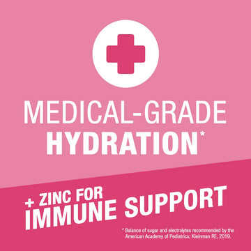 Pedialyte Advancedcare Electrolyte Solution With Preactiv Prebiotics, Hydration Drink, Strawberry Lemonade, 1 Liter, 4 Count