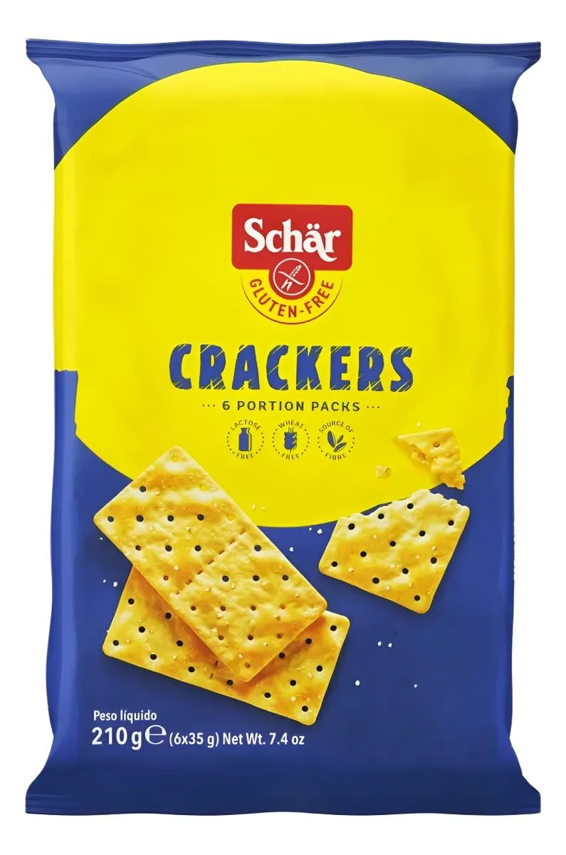 Schar Gluten Free Foods, Crackers 210g (6X35g)