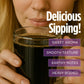 VitaCup Focus Mushroom Coffee Grounds, Vanilla Flavored Coffee with Lions Mane, Chaga, B Vitamins, D3, Boost Focus, Immunity, Me