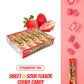 Crown Sweet And Sour Candy Strawberry Flavor 435G (29G X 15Ea)