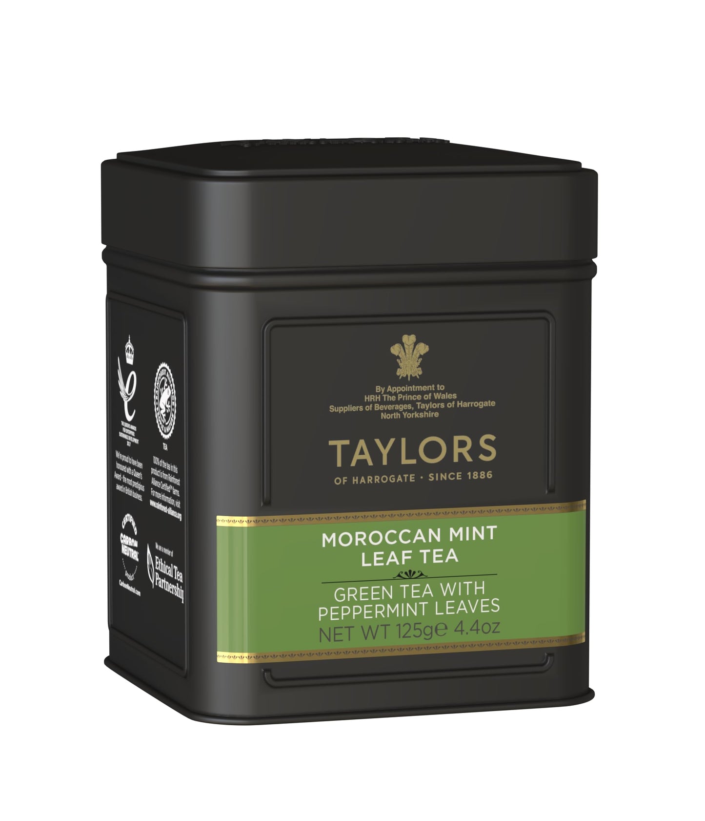 Taylors of Harrogate Moroccan Mint Green Tea Loose Leaf, 4.41 Ounce Tin (Pack of 2)