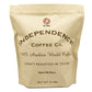 Independence Coffee Co. Tex-A De Olla Mexican Style Cinnamon And Brown Sugar Flavored Light Roast Whole Bean Coffee, 5 Pound Bag