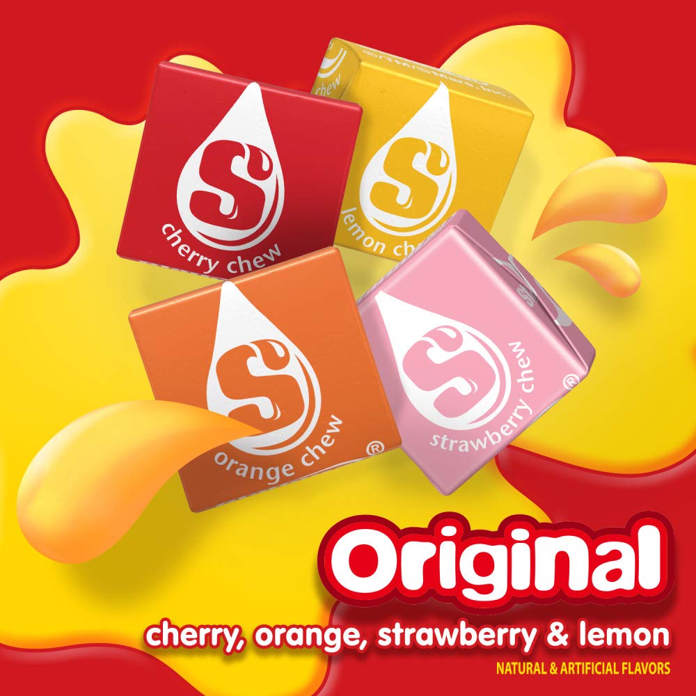 Starburst Fruit Chews Candy Party Size Resealable Bag, Original, 50 Ounce (Pack Of 6)