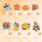 48 Pcs Thanksgiving Cupcake Toppers And Wrappers, Turkey Maple Leaf Pumpkin Cupcake Picks Decorations, For Thanksgiving Give Tha