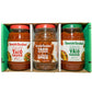 Spanish Gardens Taco Truck Trio - Mild Taco Sauce, Hot Taco Sauce, & Taco Seasoning For Authentic Mexican Food - Original Family