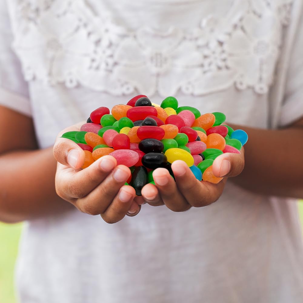 Jelly Beans Candy, Fruit And Licorice Flavored - Bulk 3 Pounds