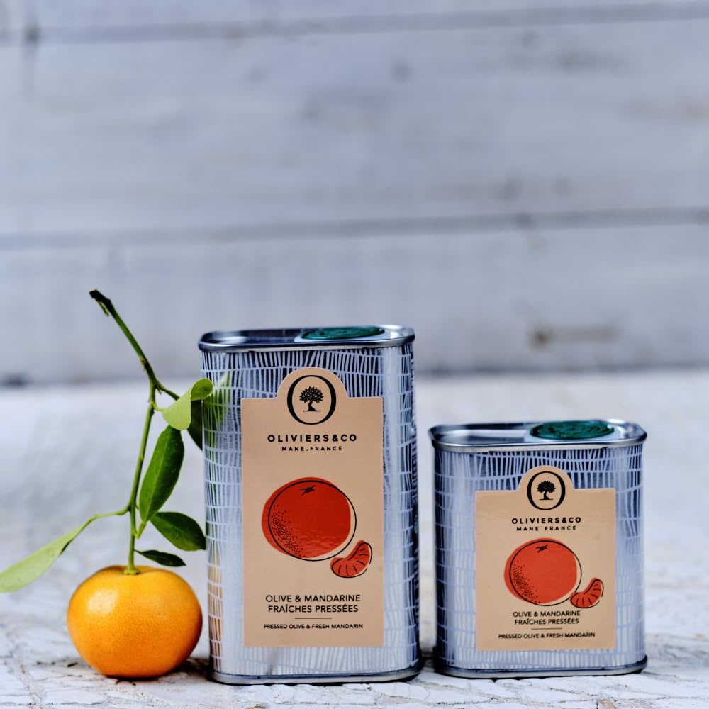 Fresh Mandarin Olive Oil By Oliviers & Co. | Cold Pressed Extra Virgin Olive Oil | Everyday And Cooking Evoo From Italy | Gourme