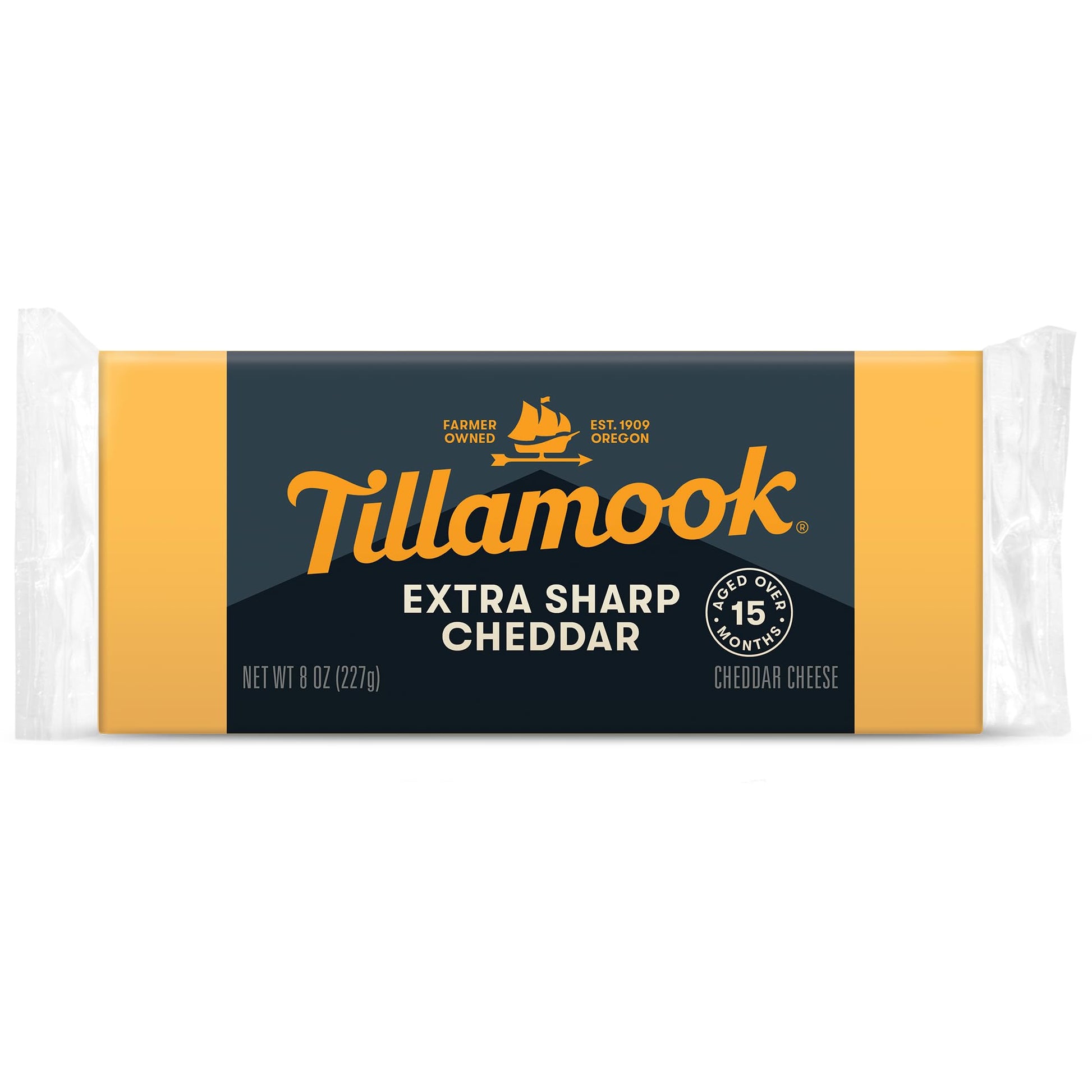 Tillamook Extra Sharp Cheddar Cheese, 8 oz (Packaging May Vary)