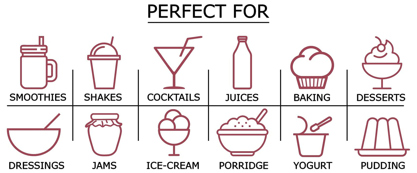 Food to Live Organic Blueberry Powder, 4 Ounces - Non-GMO, Unsulfured, Raw, Vegan, Bulk, Great for Juices, Smoothies, and Instan