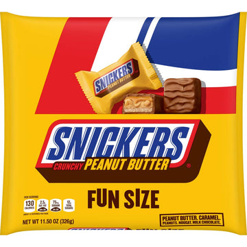 Snickers Peanut Butter Squared Fun Size Chocolate Candy Bars, 11.5 Ounce