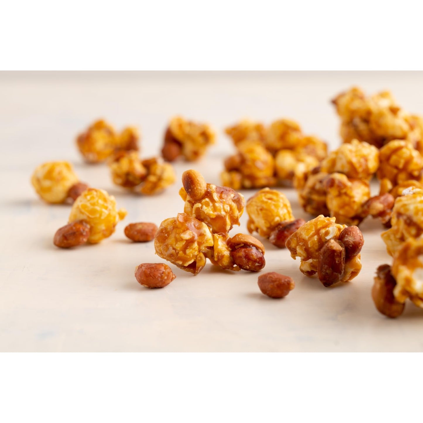 Johnsons Popcorn Peanut Popcorn - Gourmet Sweet & Crunchy Snack, 21oz, Handmade Treat for Parties & Movie Nights