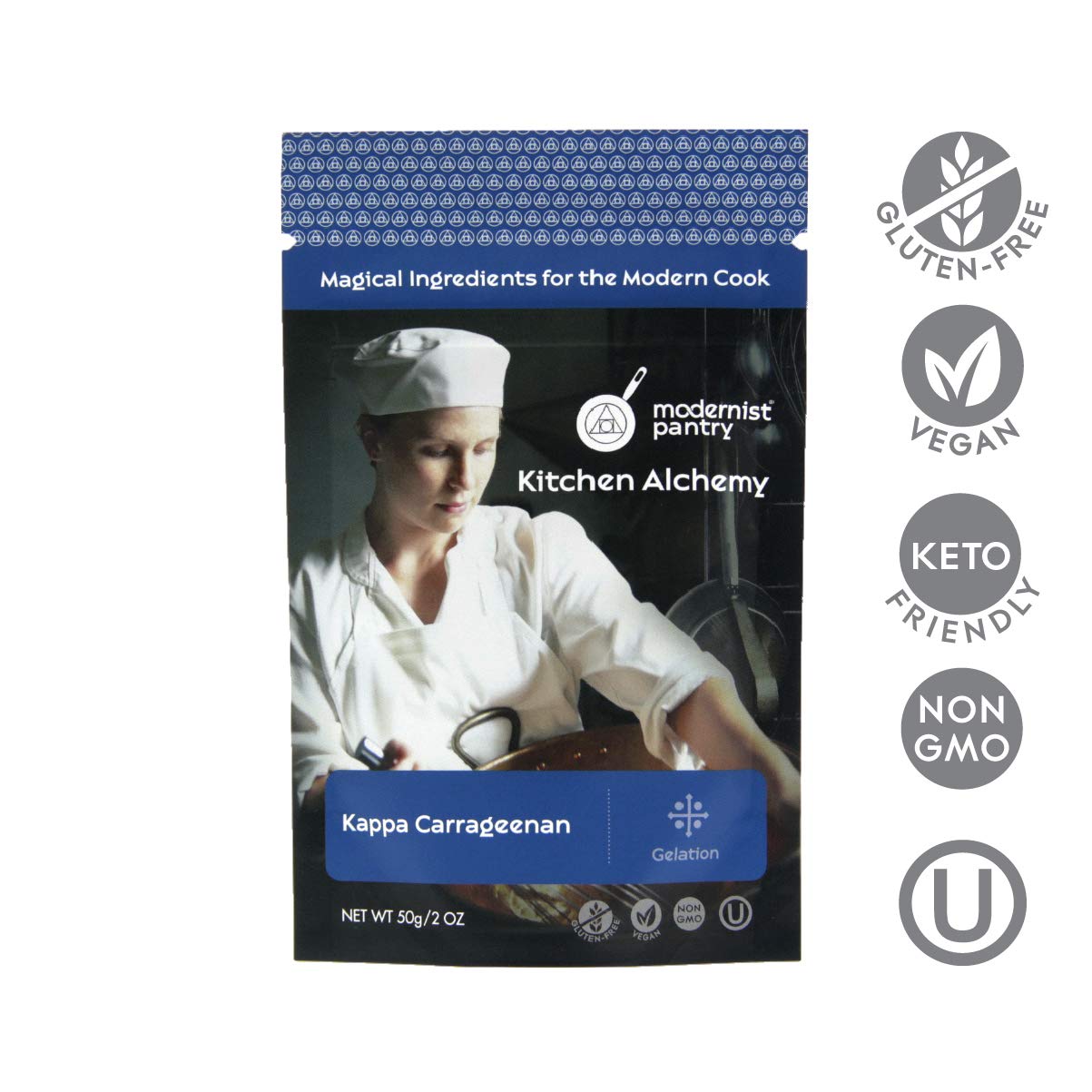Modernist Pantry Kappa Carrageenan Non-GMO Vegan 50g/2oz OU Kosher Certified