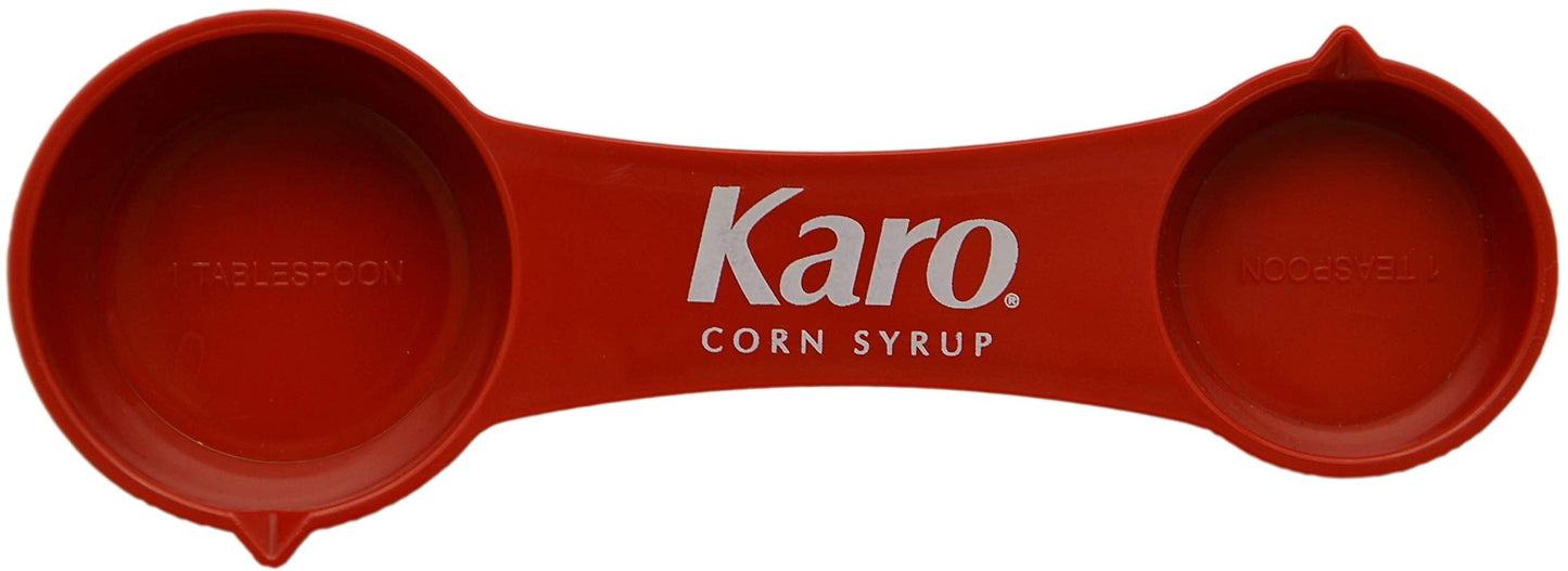 Karo Dark Corn Syrup, 16 Fluid Ounce Bottle, Gluten Free, with Karo Measuring Spoon