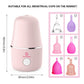 Rosa Rugosa Menstrual Cup Sterilizer, Steamer Cleaner 3-In-1 For Cleans, Dries, And Stores Your Period Cup- Auto Shut-Off- Leak-