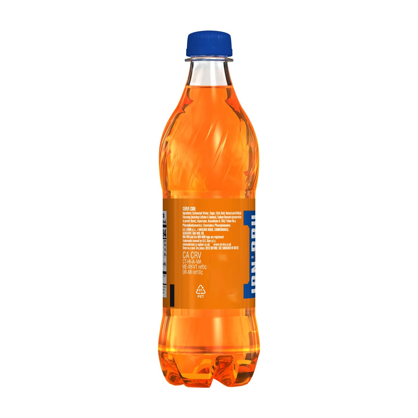 Irn-Bru From Ag Barr The Original And Best Sparkling Flavored Soft Drink | A Scottish Favorite | 16.9 Fluid Ounce (Pack Of 12)