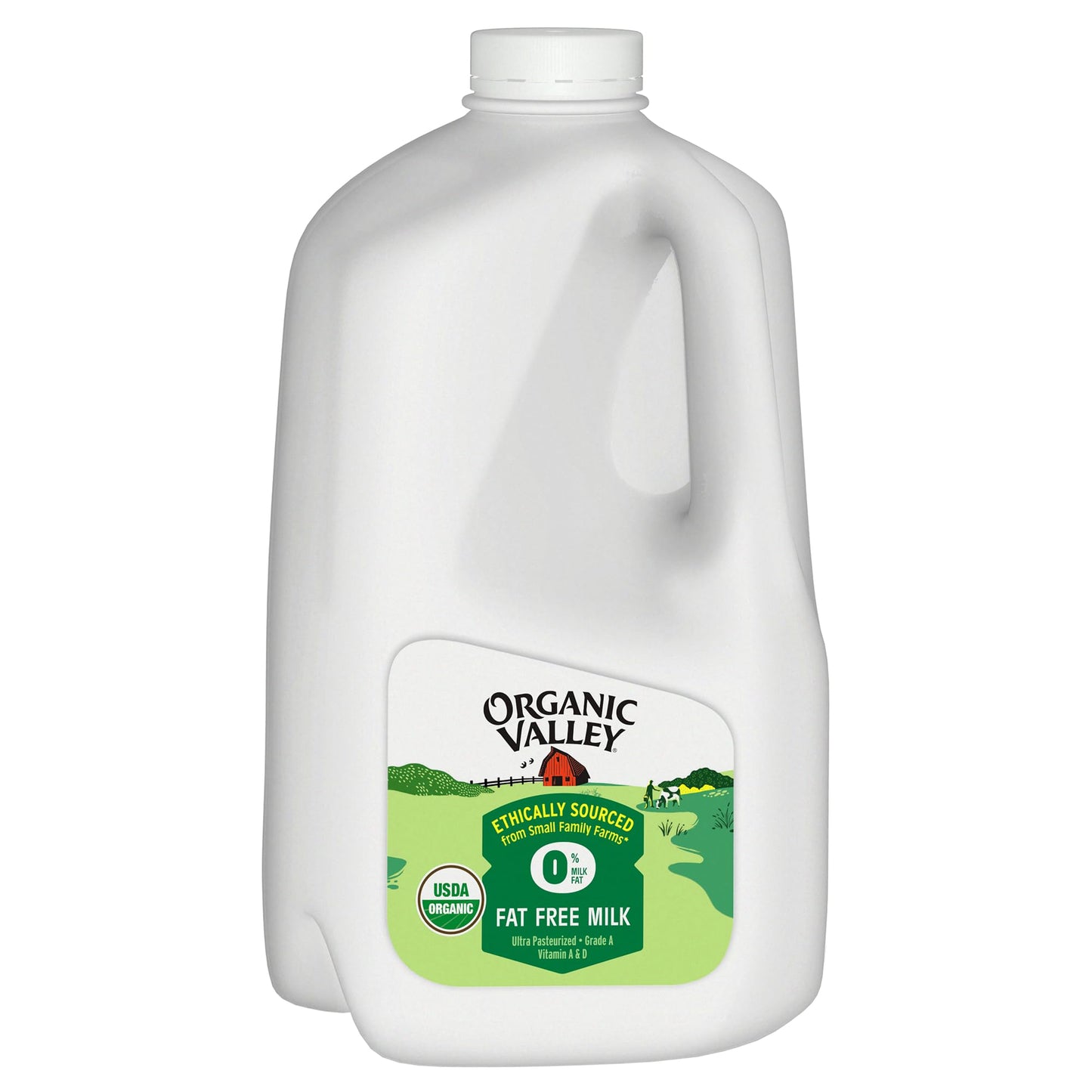 Organic Valley, Organic Skim Milk, 128 oz (Gallon)