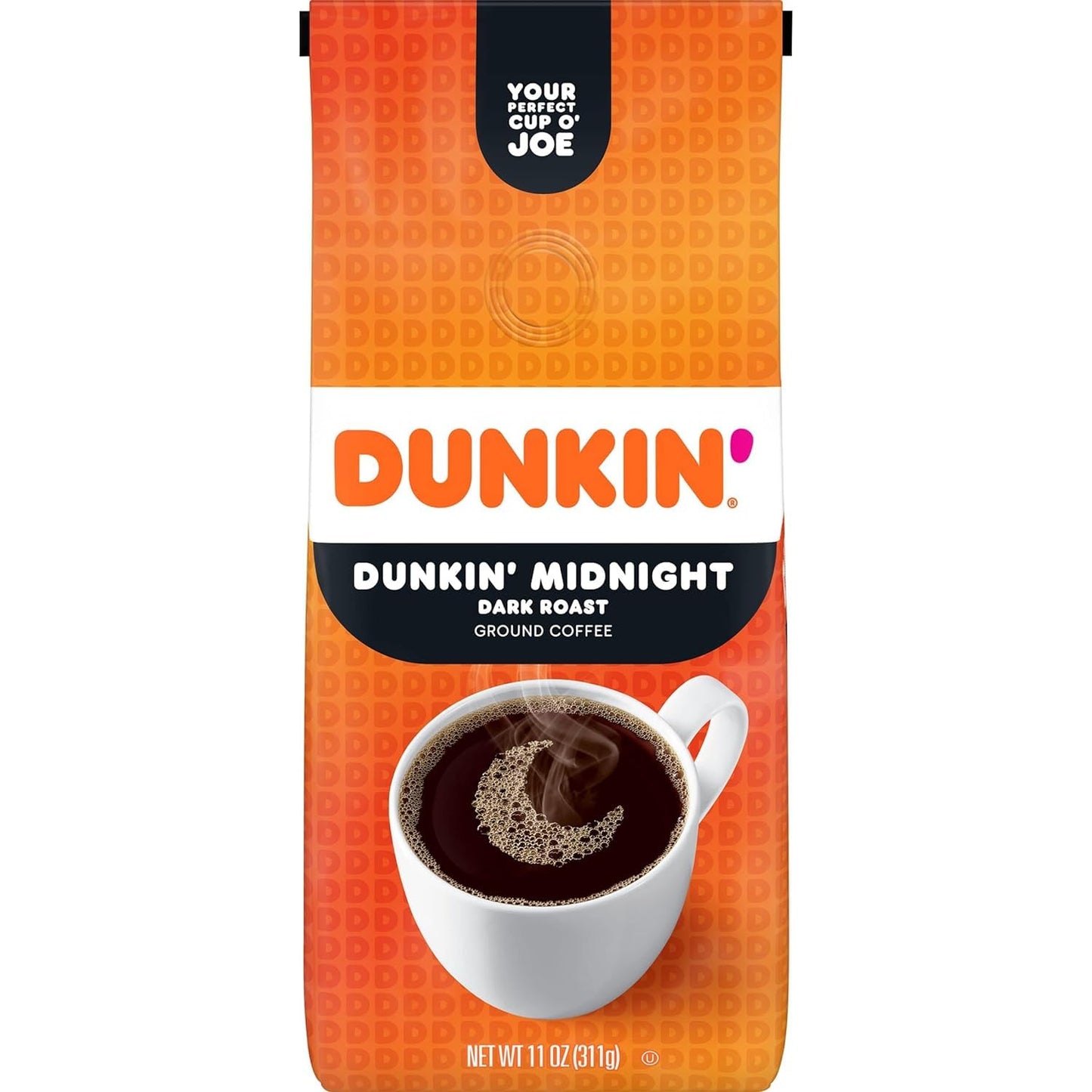 Dunkin Donuts Dark Roast Ground Coffee, 22 Ounce (Pack of 2)