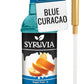 Syruvia Sugar Free Blue Curacao Syrup With Syrup Pump Dispenser - Blue Curacao Syrup Flavor, 25.4 fl oz - Perfect for Cocktails,