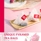TeeLux Hibiscus Tea Bags, Herbal Tea, Caffeine Free, Refreshing Tart Flavor, 100 Count