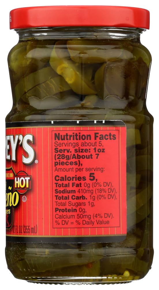 Trappeys Sliced Jalapeno Peppers, 12 Oz (Pack Of 2)