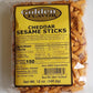 Golden Flavor Sesame Sticks - Cheddar - 3 pounds total - (4) 12 ounce bags