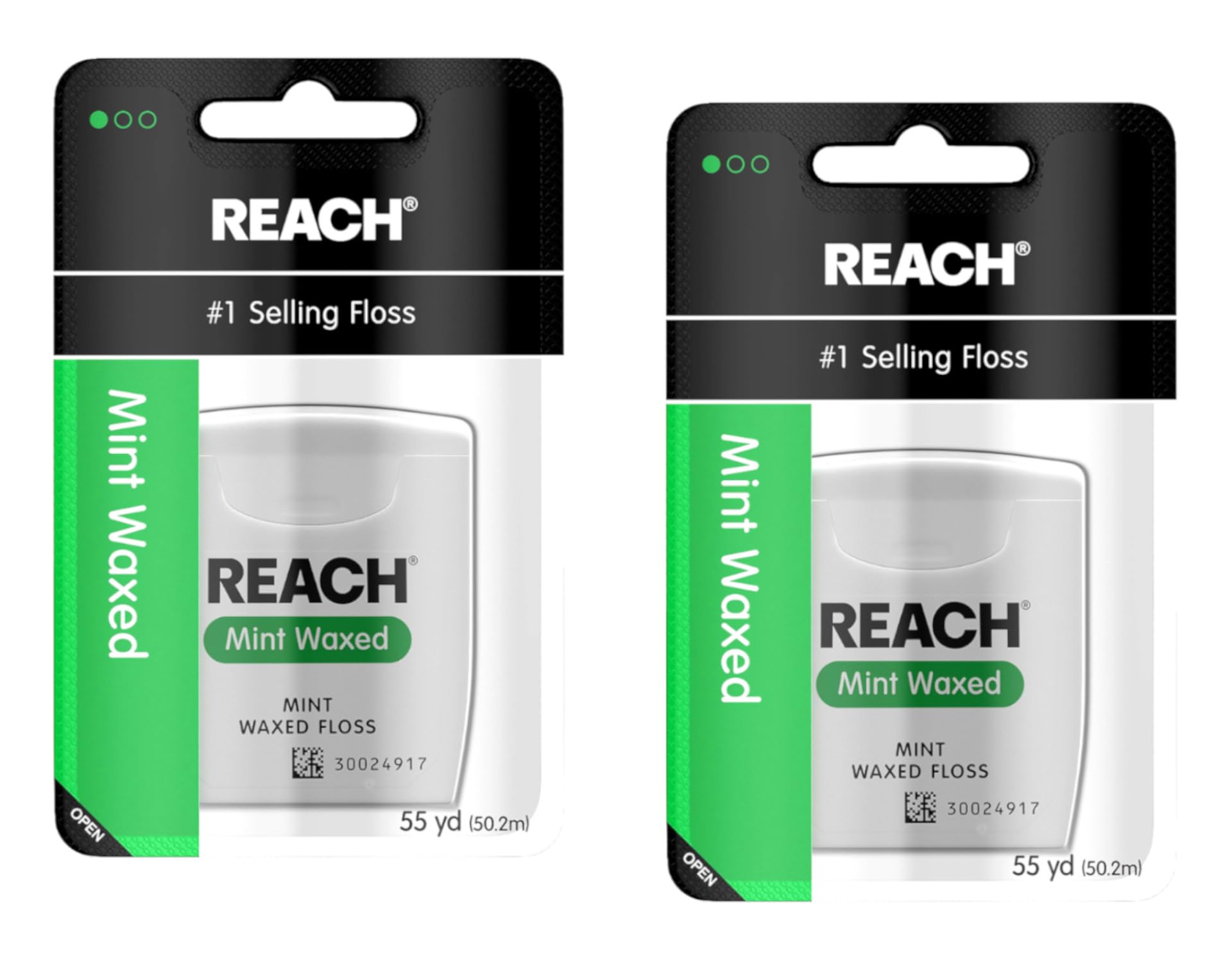 Reach Mint Waxed Dental Floss 50M (Pack Of 2)