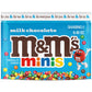 M&MS Minis Milk Chocolate Christmas Candy  Sharing Size  9.4 oz Resealable Bulk Candy Bag