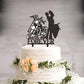 Motorcycle Wedding Cake Topper, Ride With Me Forever Cake Topper, Bride And Groom With Motorcycle Cake Topper For Wedding/Annive