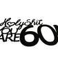 60 Birthday Cake Toppers-Black Glitter, Sixty Cake Topper, 60 Cake Topper, 60Th Birthday Decorations,60Th Birthday Cake Topper,