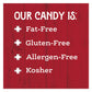 Red Bird Soft Peppermint Candy Puffs, 18 oz Bucket of Mints Individually Wrapped, Non-GMO Verified, Kosher
