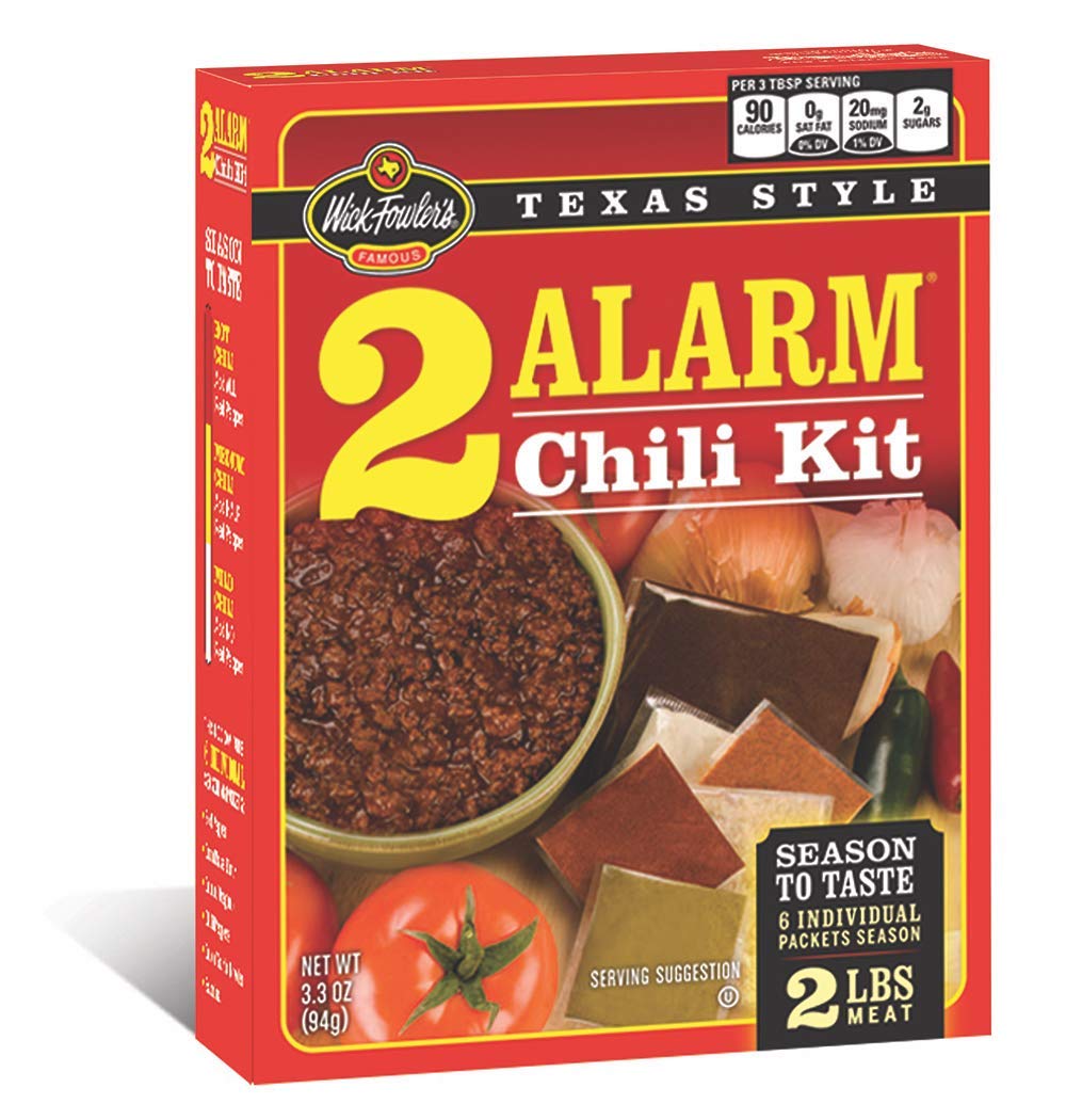 Wick Fowler, 2-Alarm Chili Kit, 3.3 Ounce