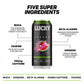 Lucky Energy Sugar Free Energy Drinks, 16oz Cans, Watermelon Candy, 12-Pack, Zero Sugar, 200mg Caffeine