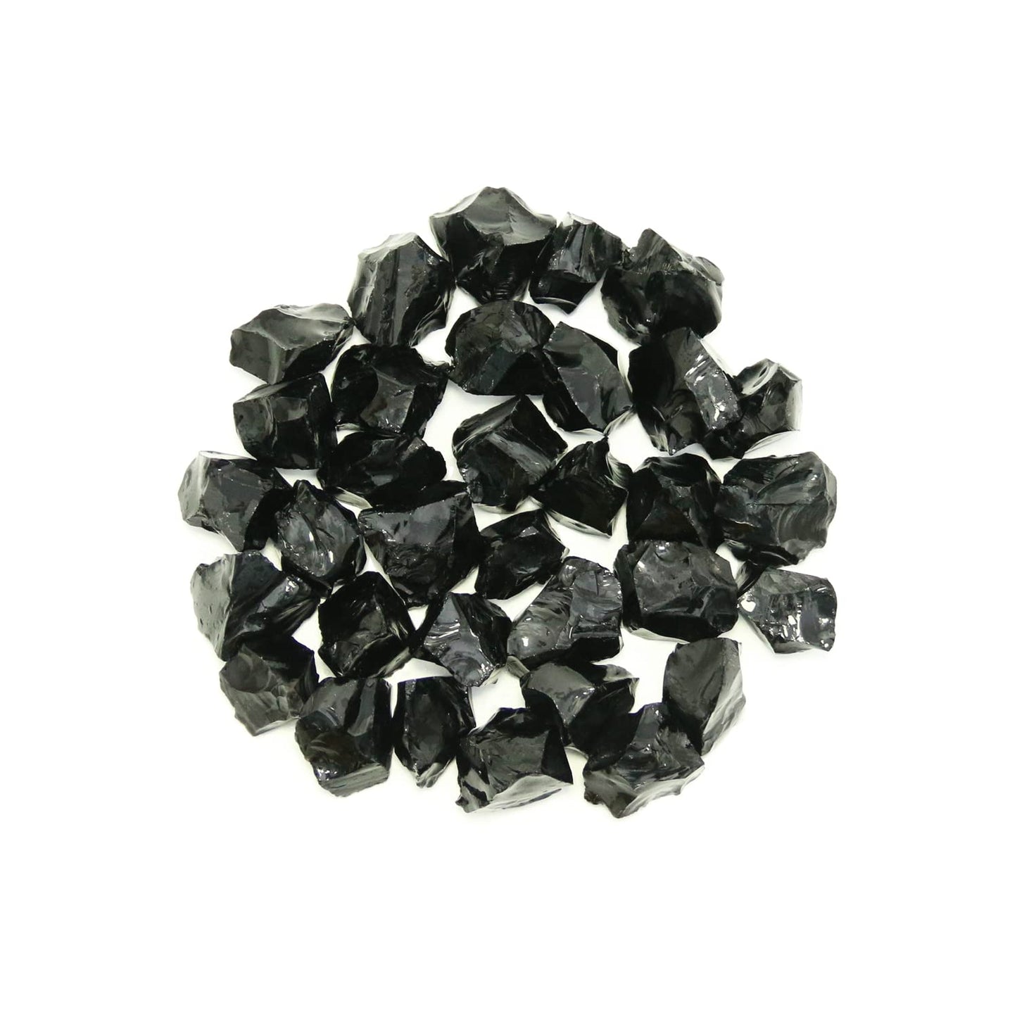 Nvzi Black Obsidian Crystal Rocks, Black Stones Bulk For Wicca, Reiki, And Energy Healing Crystals, Witchcraft Supplies, Rocks F