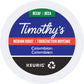 Timothys Decaf Colombian Coffee K-Cup Pods, Medium Roast, 96 Count
