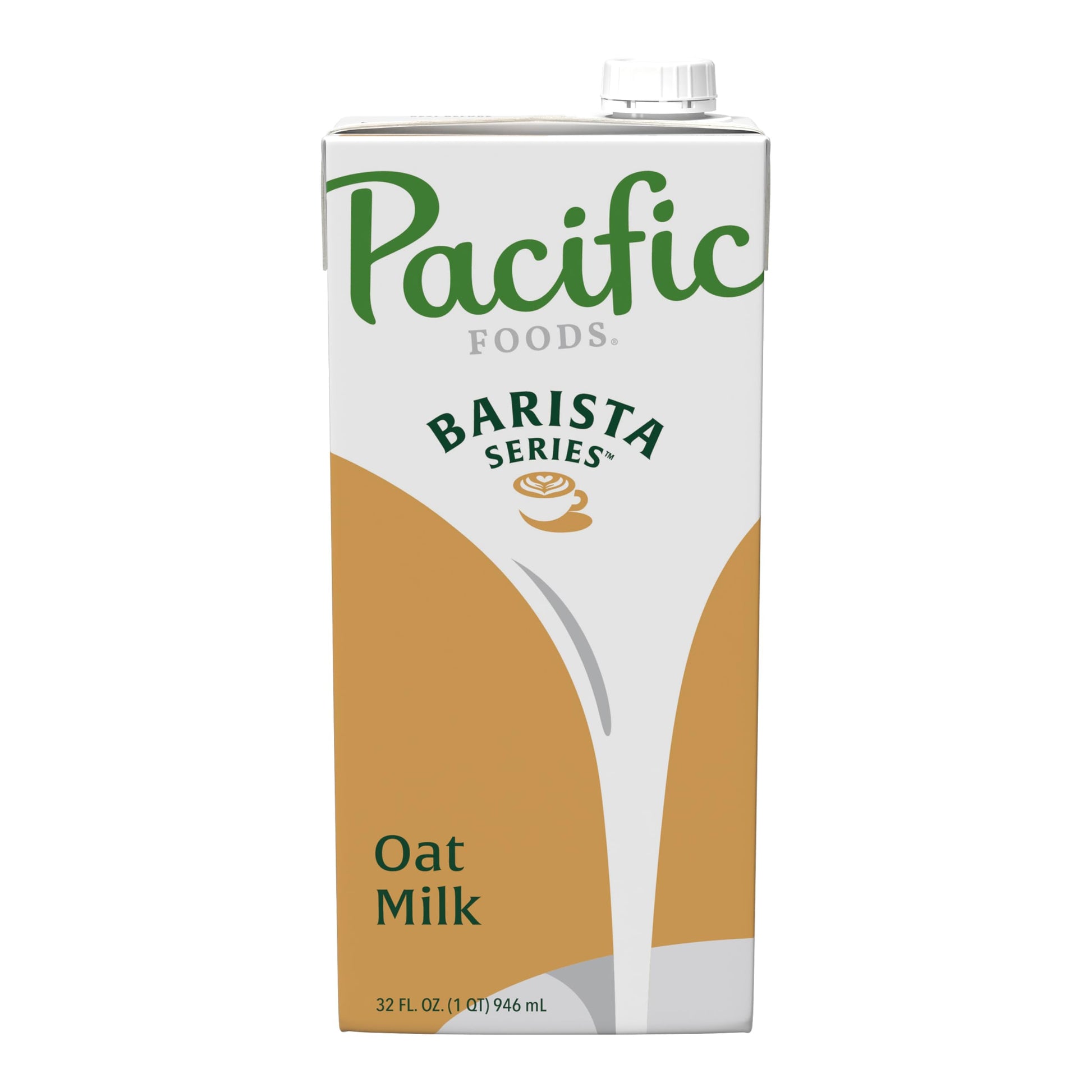 Pacific Foods Barista Series Original Oat Milk, Plant Based Milk, 32 oz Carton (Case of 12)